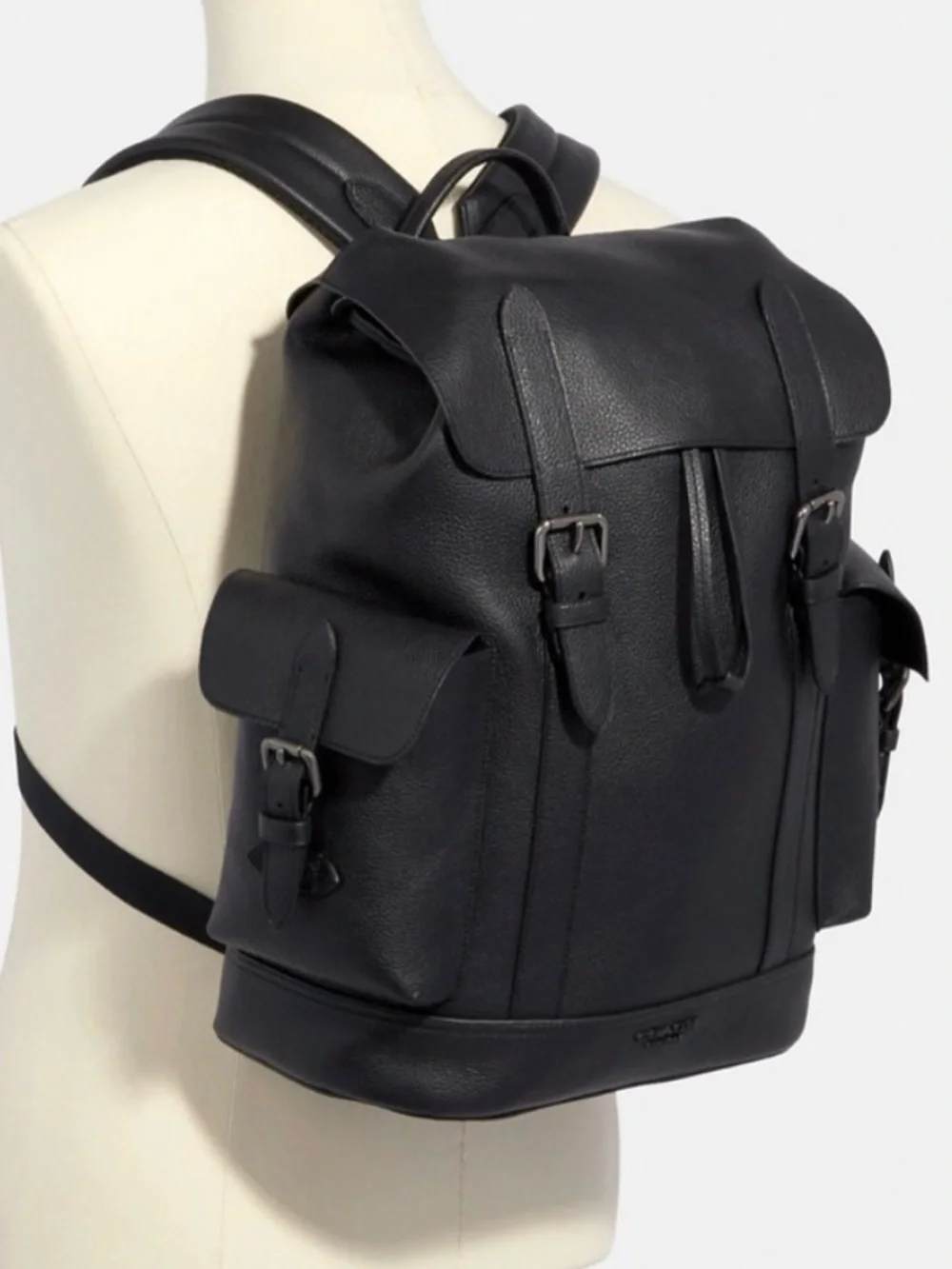 Hudson Backpack In Signature Leather